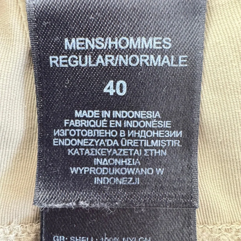 The North Face Mens Horizon‎ Cargo Shorts Tan Khaki Nylon Hiking Size 40